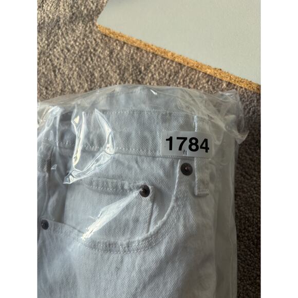 NEW Abercrombie & Fitch 32 18s The 90s Relaxed High Rise Curve Love Jeans White - Picture 12 of 12